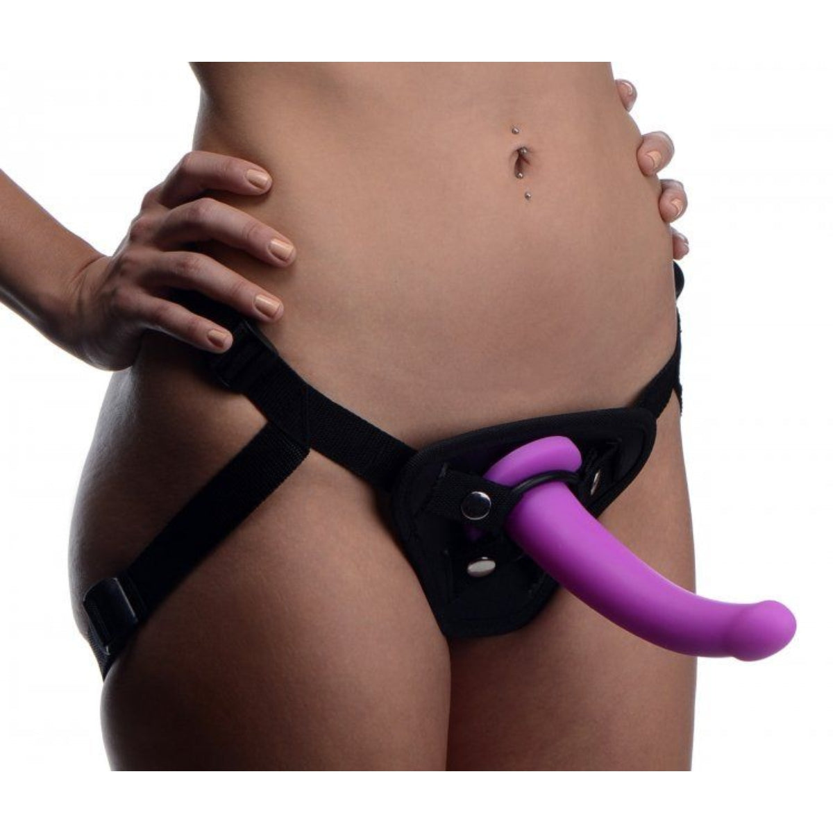 Strap-On Harness Set – Purple