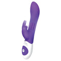 Purple Beaded Rabbit Rechargeable Rabbit Vibrator – Purple