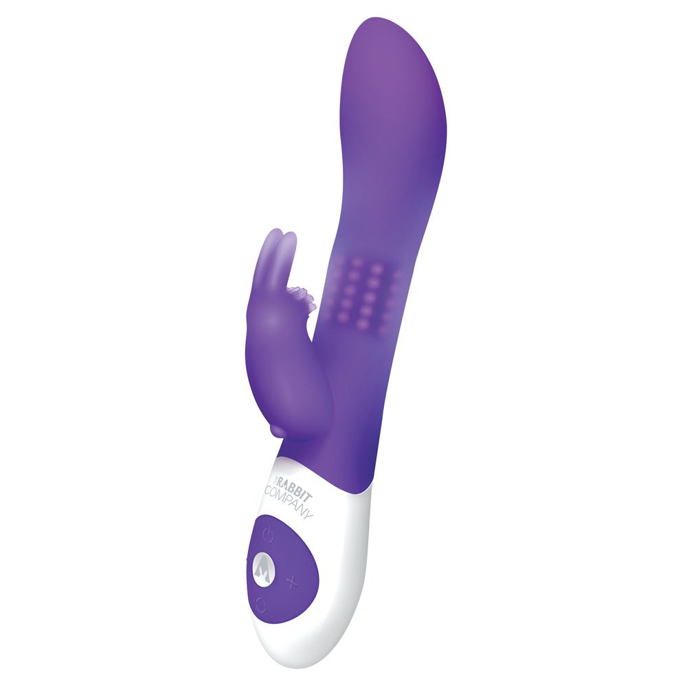 Purple Beaded Rabbit Rechargeable Rabbit Vibrator – Purple